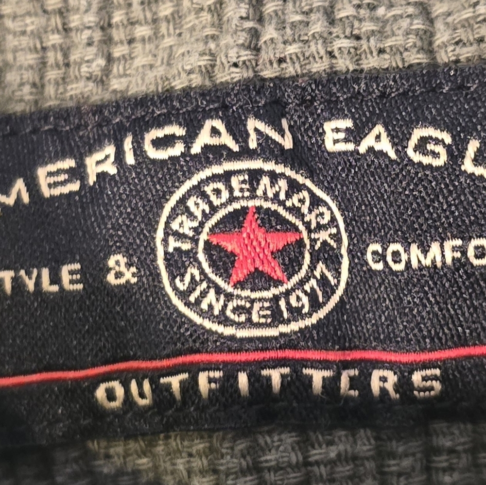 American Eagle Outfitters Vintage Mens Lg Short Sleeve - Picture 4 of 5